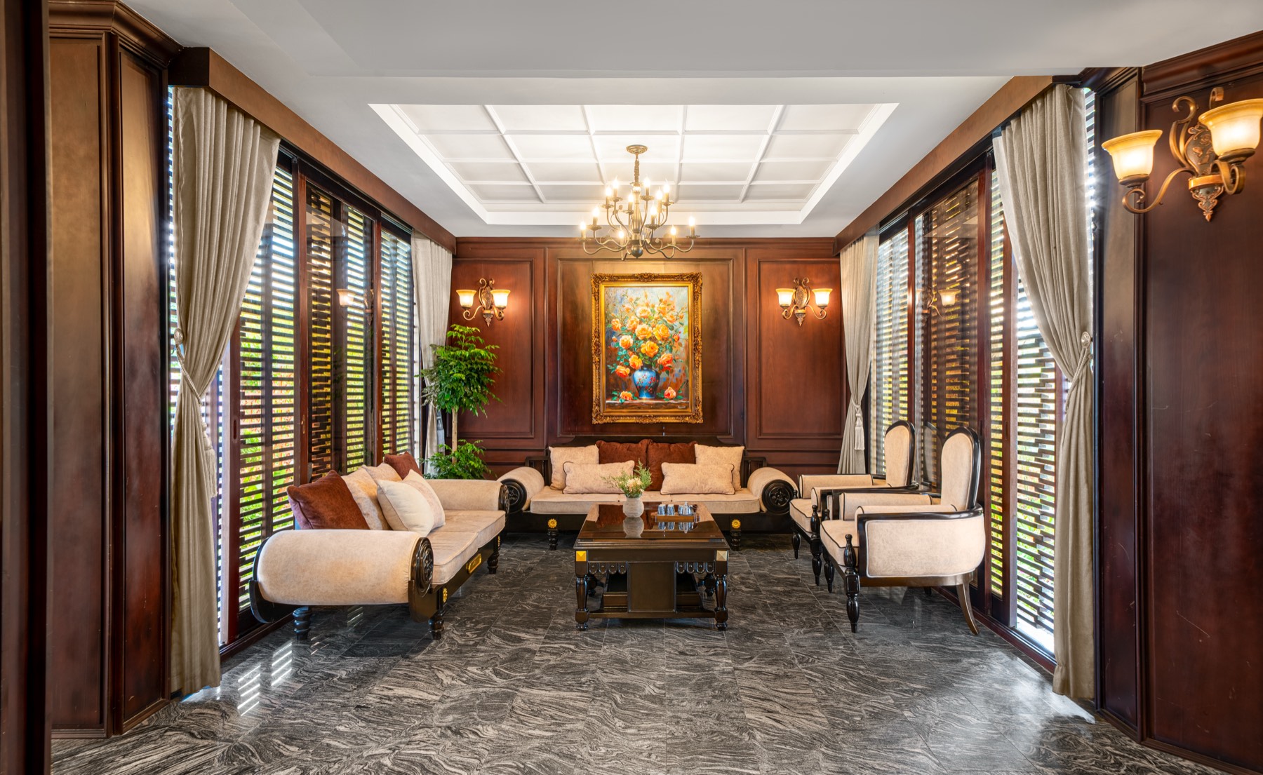 Sảnh đón khách Faifo Boutique Hotel & Spa